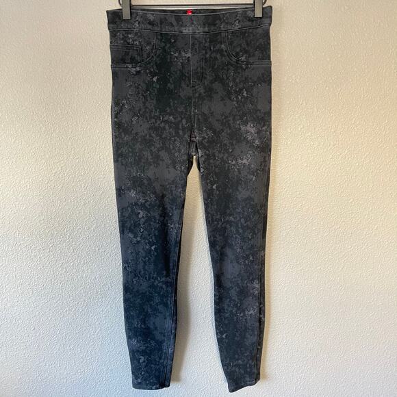 Spanx Jean-ish Ankle Length Pull on Faux Pocket Womens Jegging Leggings Medium - Picture 2 of 9